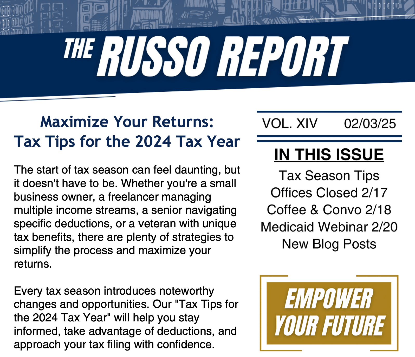 The Russo Report February 2025